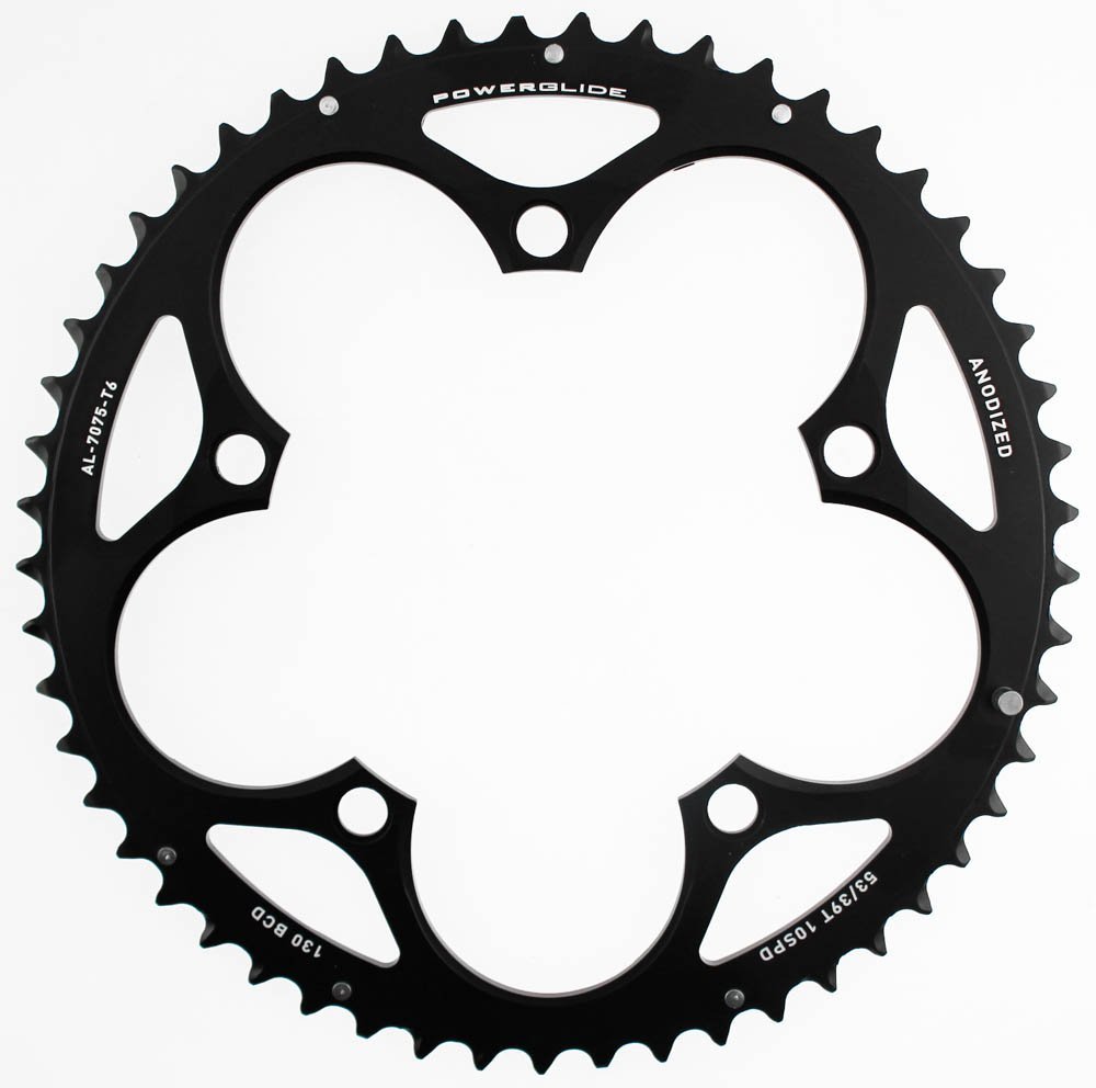 Sram Chainring Road 53t 5 Bolt 130mm Bcd Aluminium 4mm Black 11.6215.197.030｜global研究所
