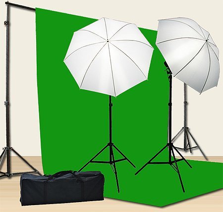 ePhoto 10 x 12 Chromakeyグリーン画面デジタル写真Studioビデオ照明キット背景スタンドとケースキットby ePhotoINC h15 ? 1012 G|global研究所