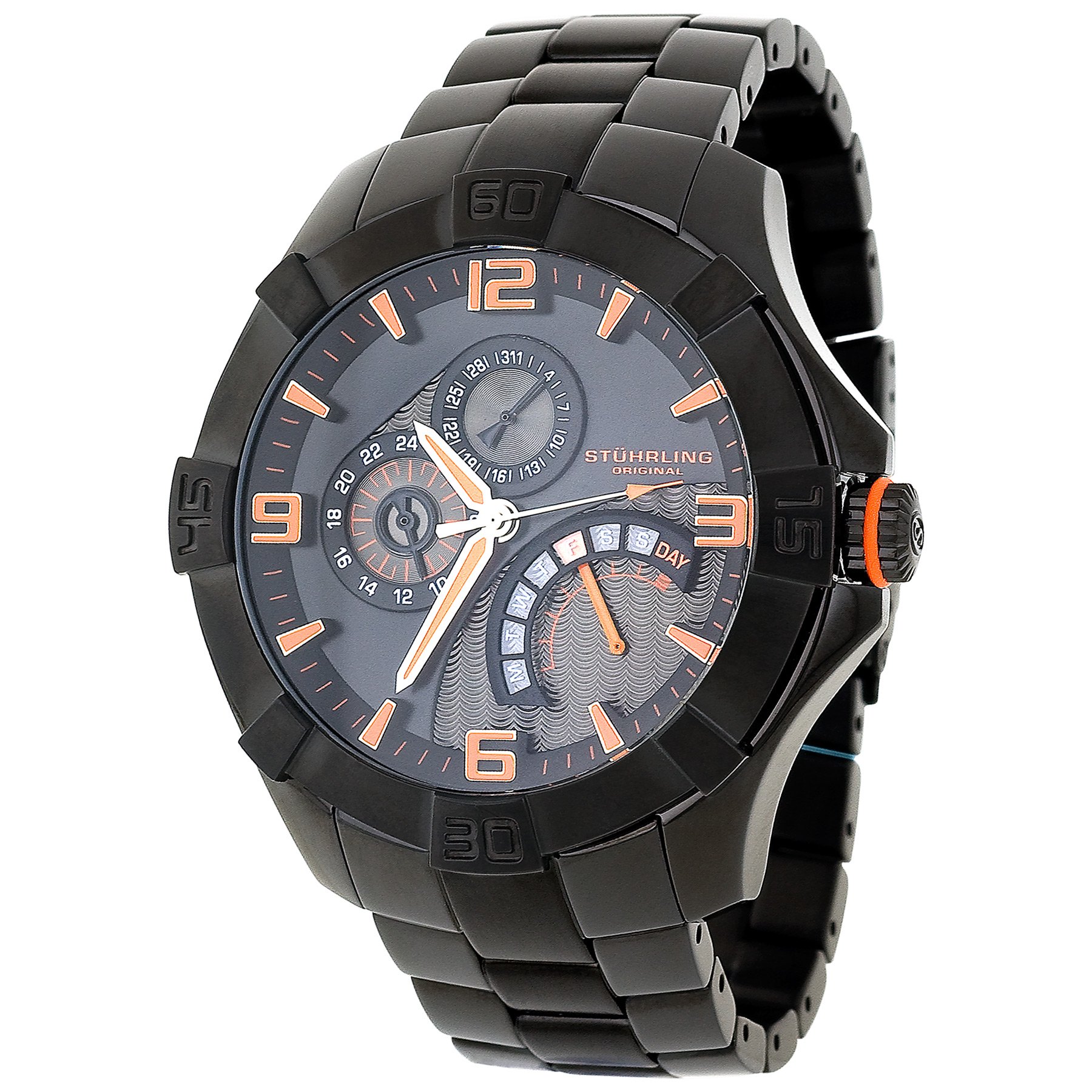 Stuhrling Original Men 's 264 x b.335957レジャーgen-x ProクオーツDay and Date Multi Function Watch｜global研究所