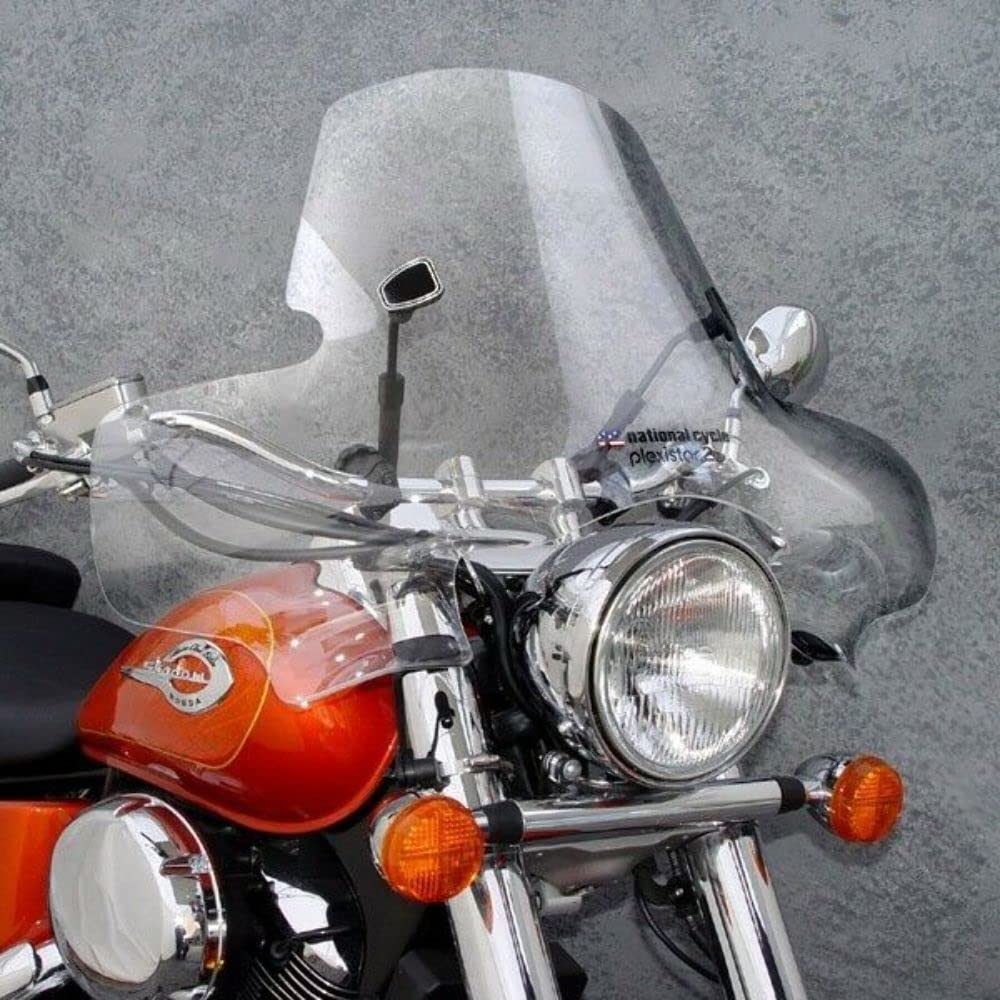 National Cycle Plexistar 2 クリアフロントガラス 1983-1986 Honda CB650SC Nightha用 - ワンサイズ