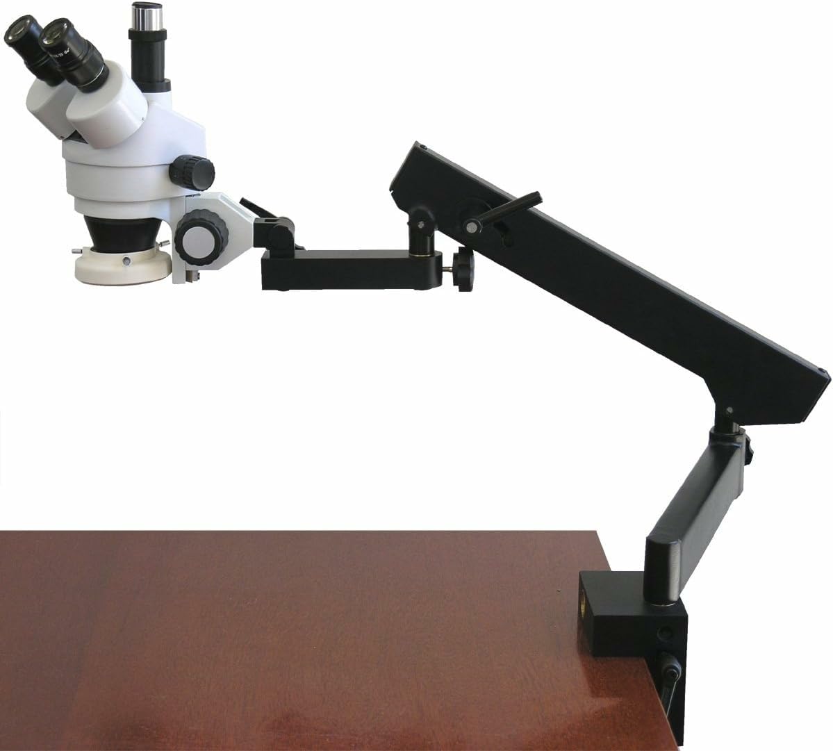 AmScope 3.5X-45X三メガネ咬合望遠レンズマイクロスコープ+輪っかともし火