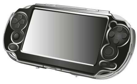 PS Vita (PCH-1000) 専用 アーマーシェル クリアケース 【ボーナス特典】 液晶保護フィルム 付き｜global研究所