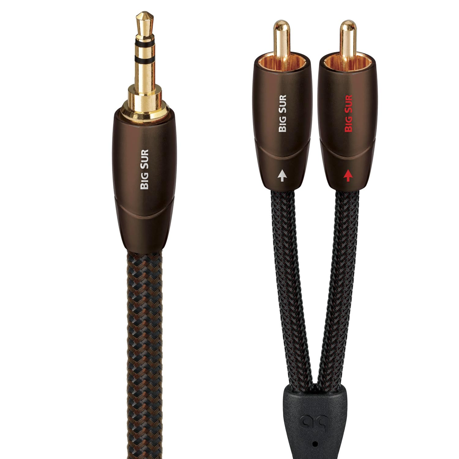 【楽天市場】AudioQuest 1m Big Sur 3.5mm - 2xRCAオーディオケーブル 3.5mm ブラック - オーディオ ...