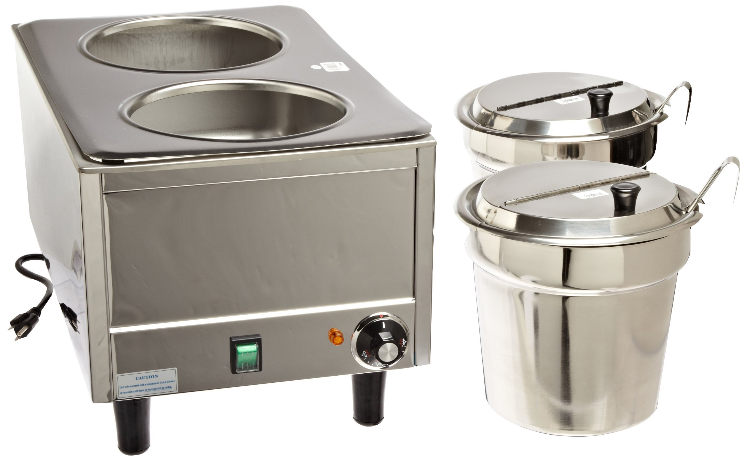 Benchmark 51072P Dual Well Warmer  21 Length x 13 Width x 17 Height