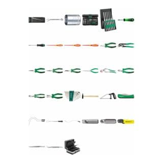 Stahlwille 飛行機灯し火科学技術者物の具書き割り13207AN