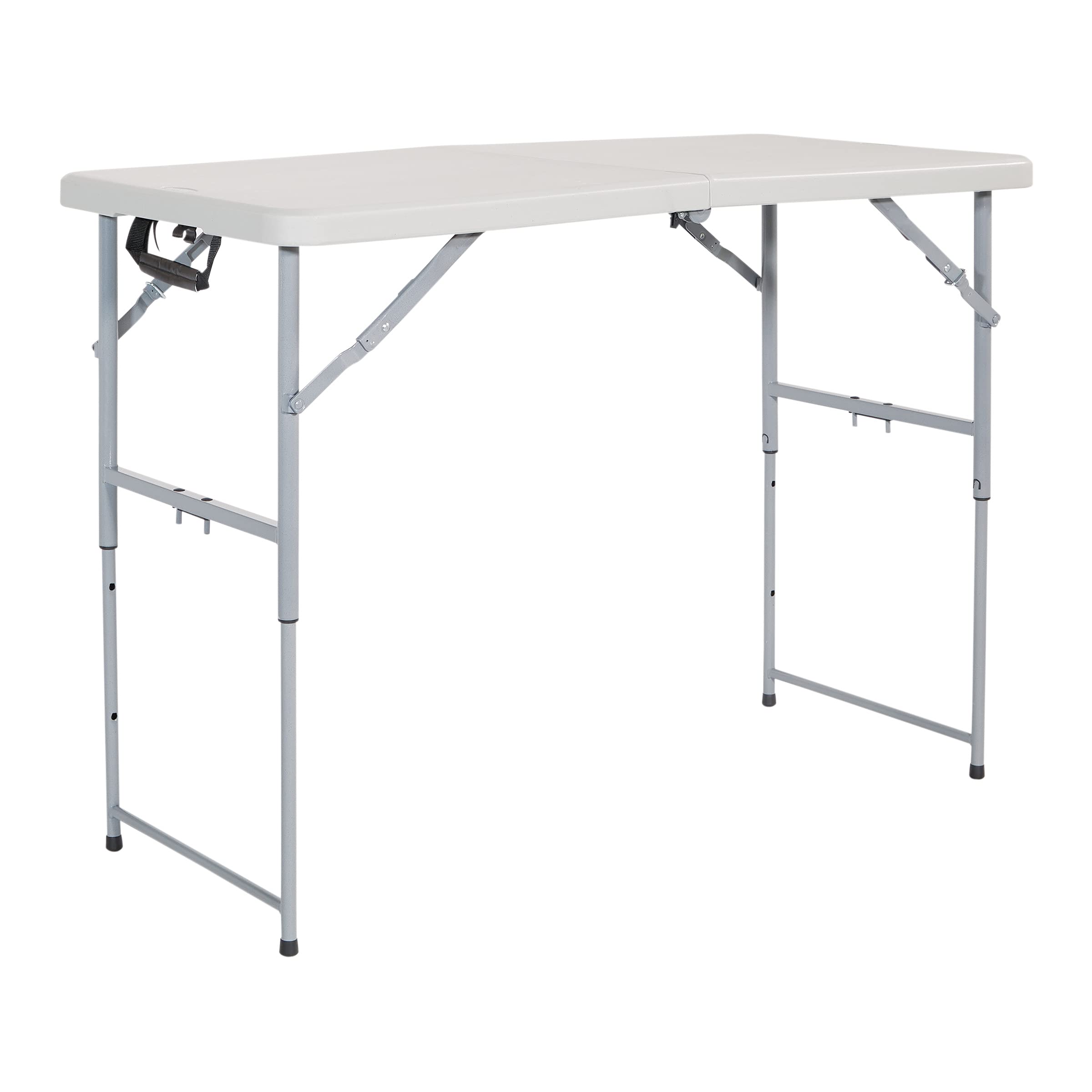 Office Star Resin Multipurpose Rectangle Table 4-Feet Long Height Adjustable Center Folding Table by Work Smart 35,212円