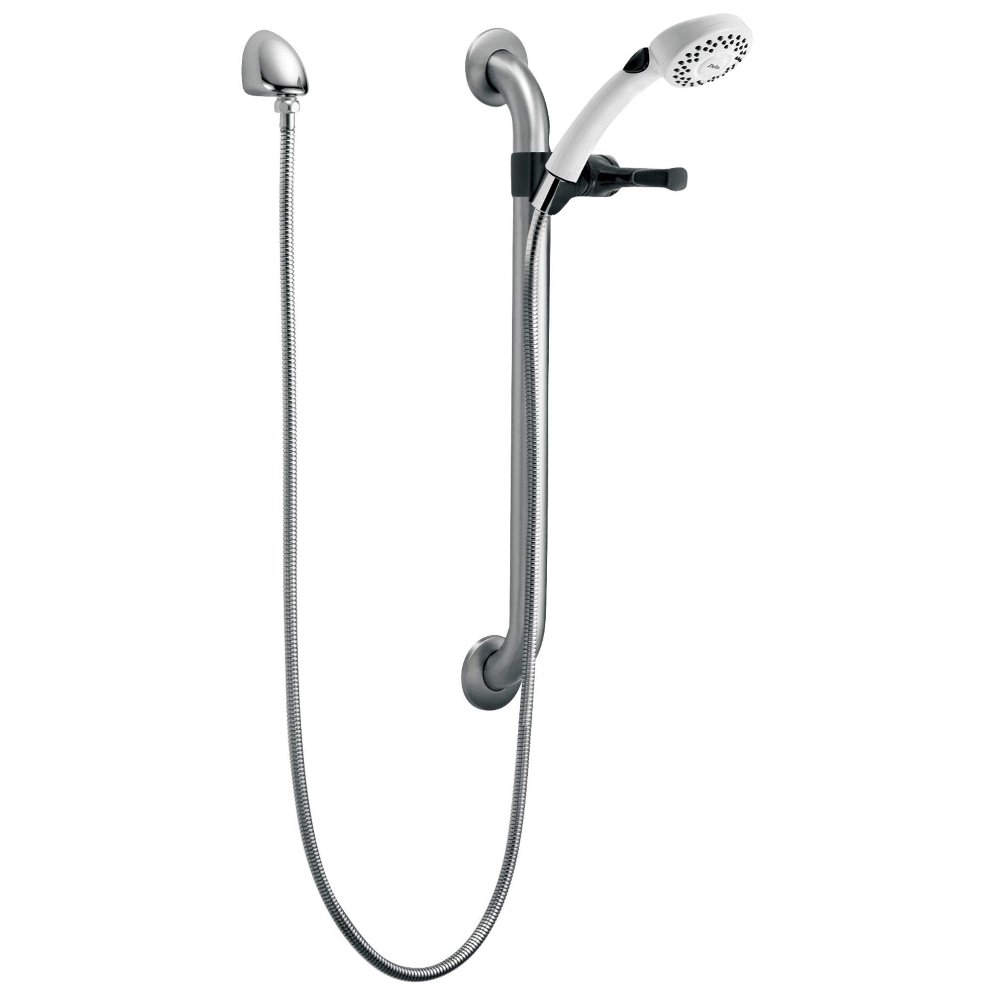 DELTA FAUCET 横すべり赤ちょうちん 御手々シャワー 御手々シャワー ステンレス鋼スチール写真 白いこと RPW324HDF-1.5