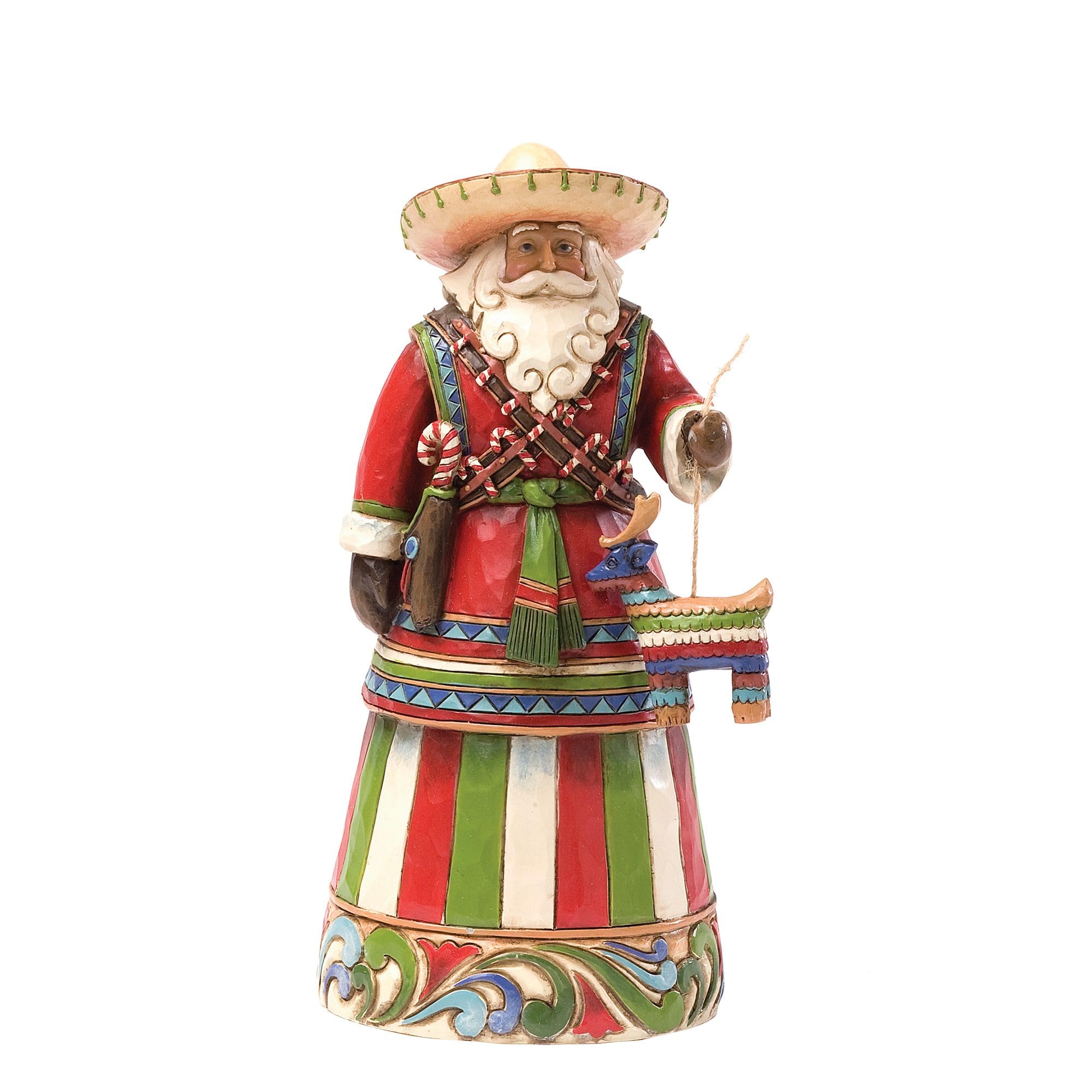 Enesco Jim Shore ハートウッドクリーク メキシカンサンタストーン レジンフィギュア 7.25in