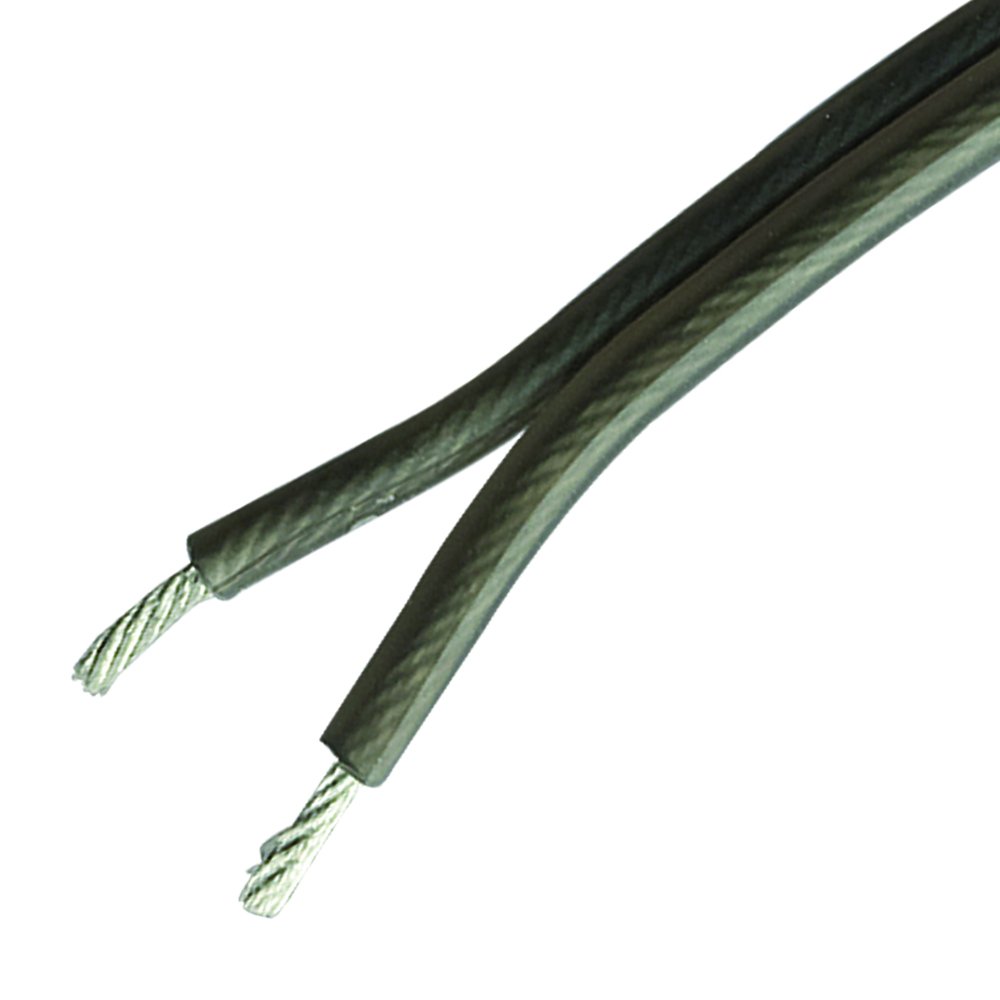 StingerハイパーTwistedスピーカーワイヤ50 ft 10-gaugeマットグレー SHW510G