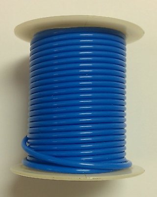 ブルー18 AWG Stranded 600 V、テフロン? Insulated Hook Upワイヤ ? 100 'ロール