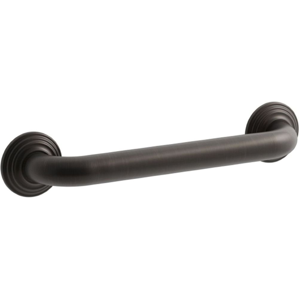 (Oil Rubbed Bronze (2BZ)) - KOHLER 10540-2BZ Traditional 30cm ADA Compliant Grab Bar Oil-Rubbed Bronze