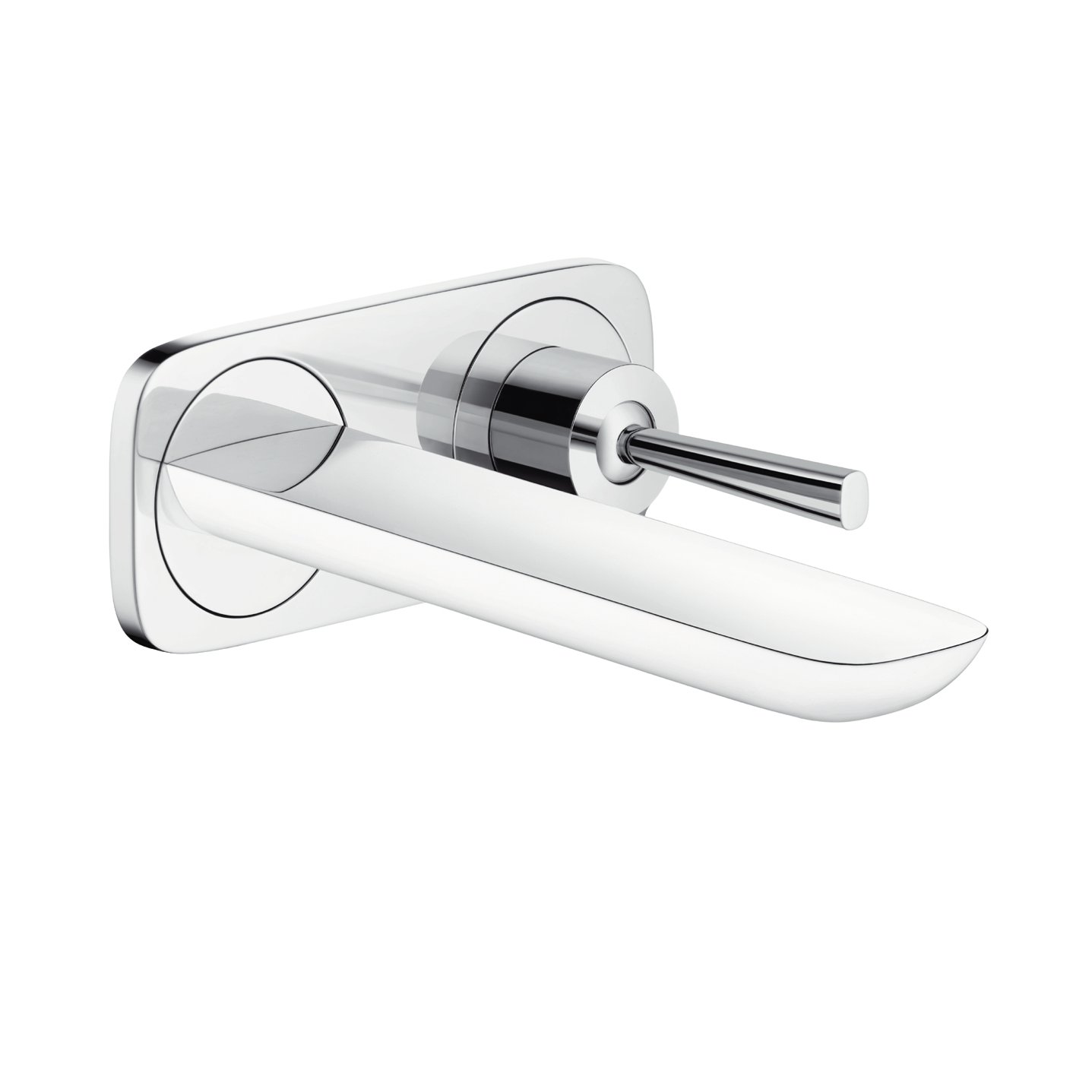 Hansgrohe(ハンスグローエ) プラビダ シングルレバー壁付式洗面混合水栓165(クロム&ホワイト) (ハンスグローエ ジャパン公式・日本規格適合品)｜global研究所