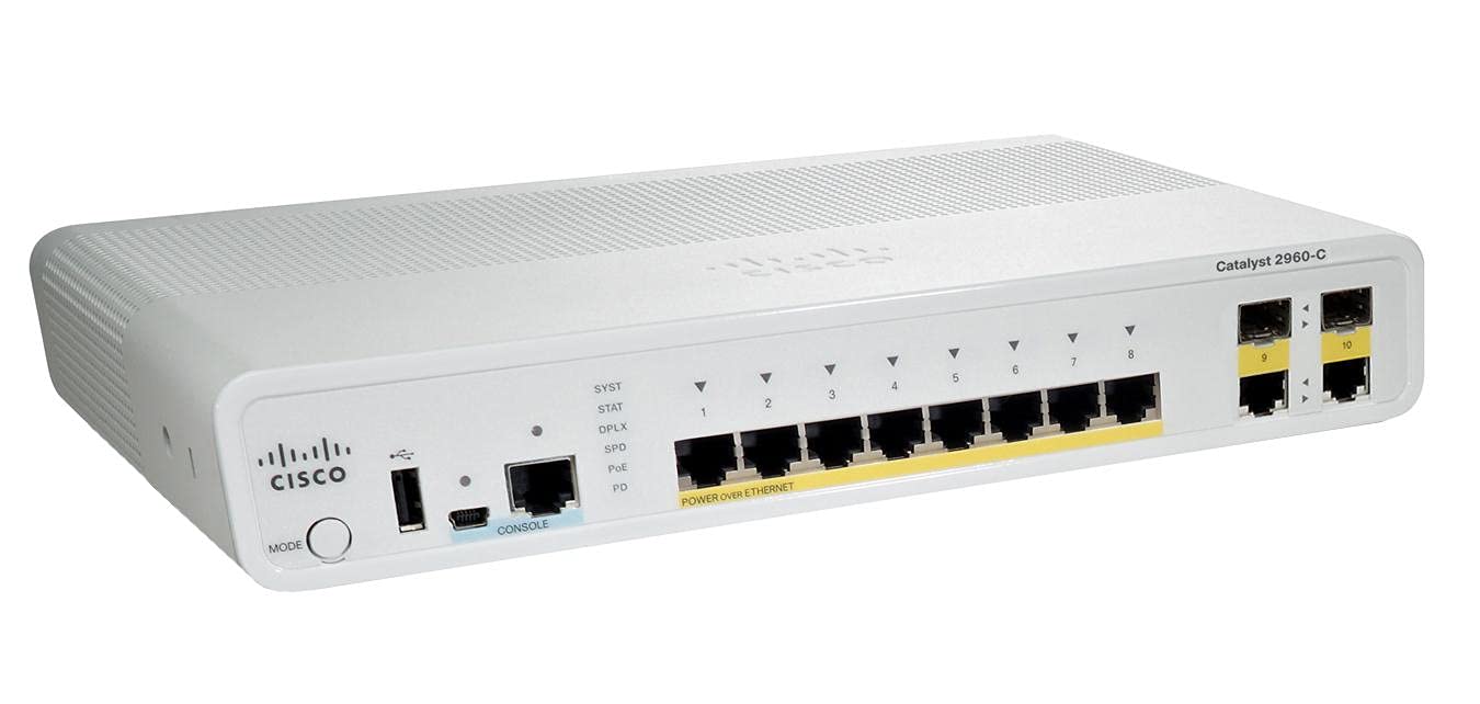 Cisco Catalyst 2960-C Ethernet Switch WS-C2960C-8マイコン-L