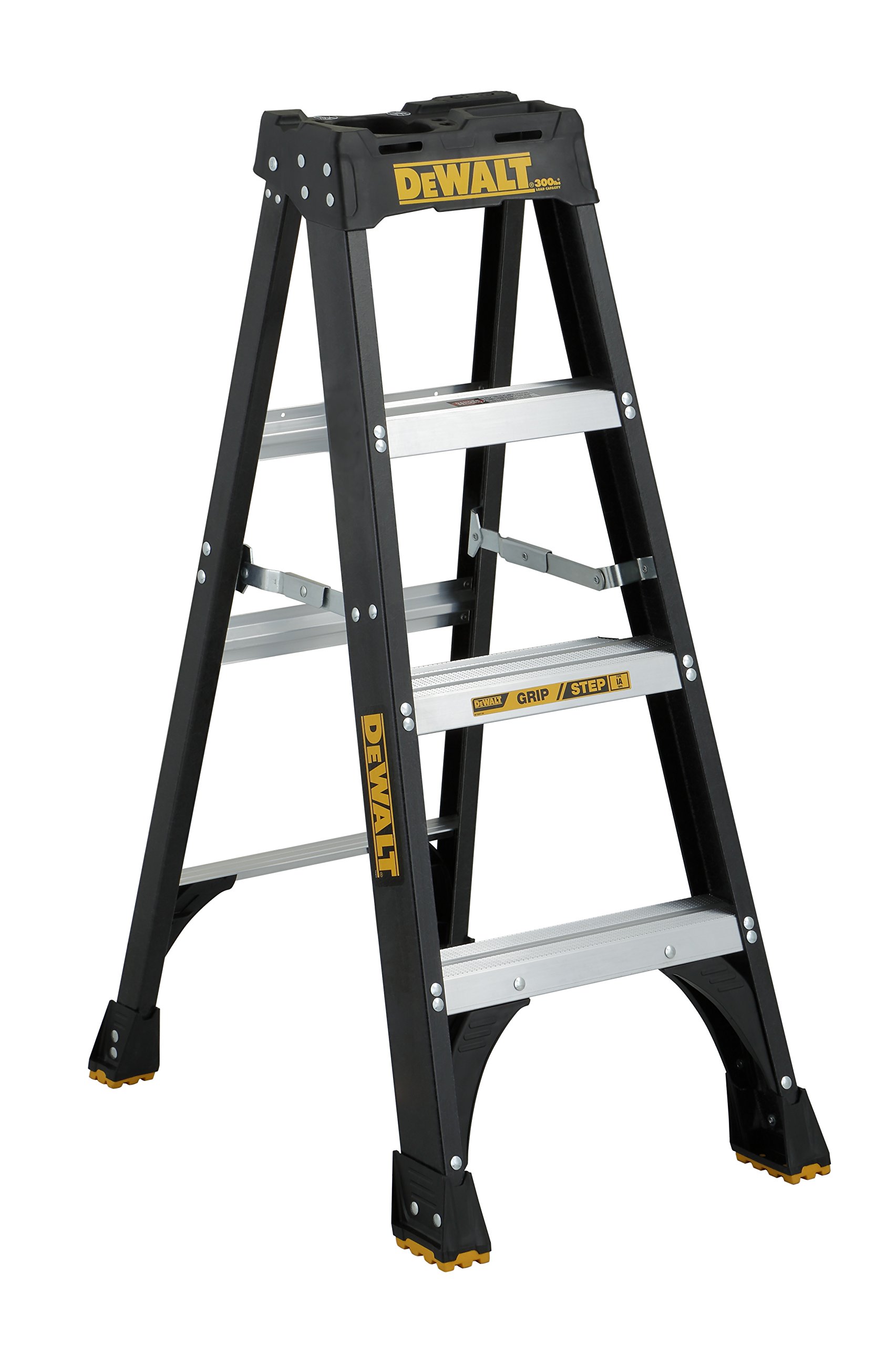 DeWalt DXL3010-04 ファイバーグラス 脚立 4フィート ブラック