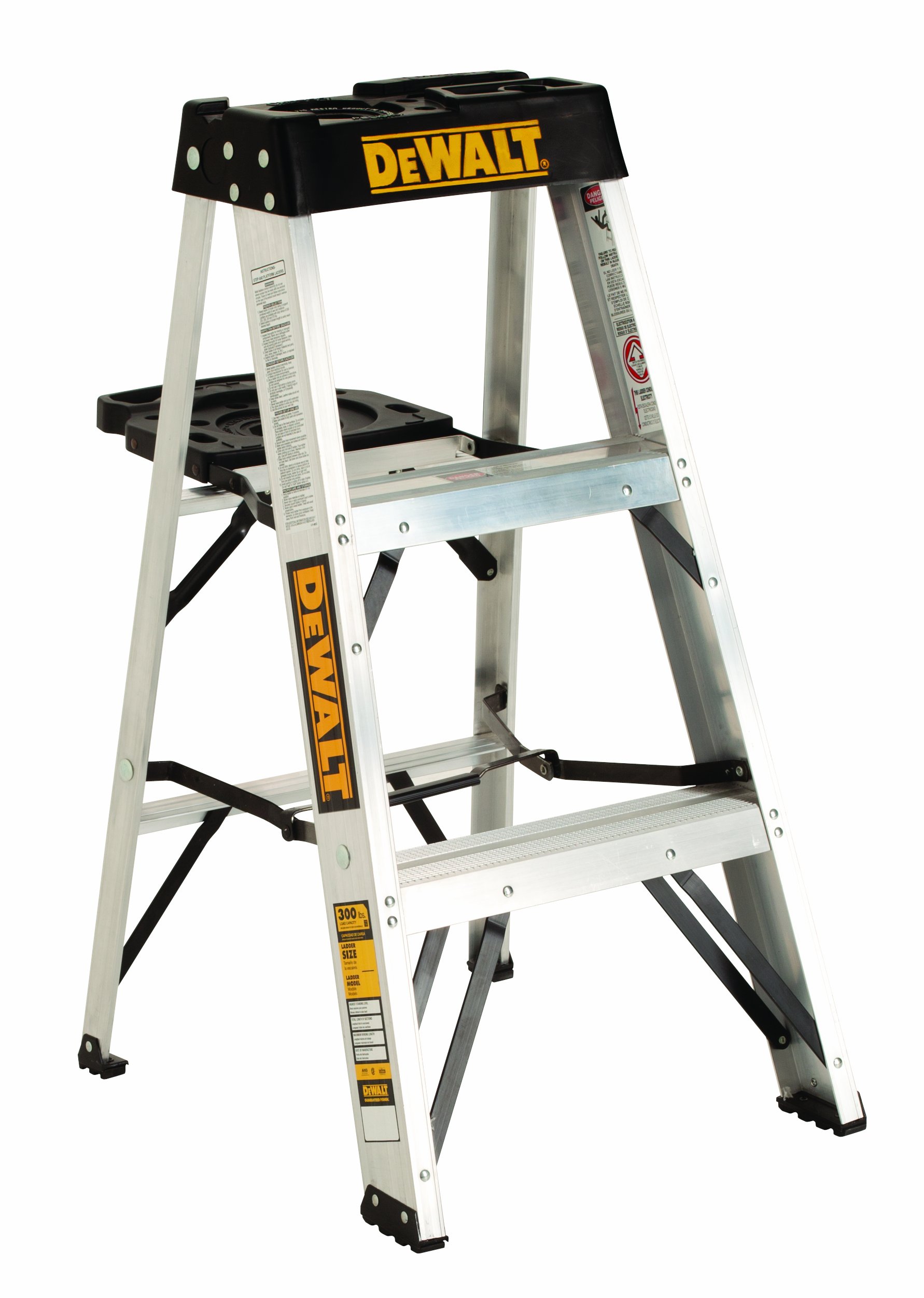 DeWalt DXL2010-03 3-Feet Aluminum Stepladder Type IA with 300-Pound Duty Rating  3-Feet by DEWALT