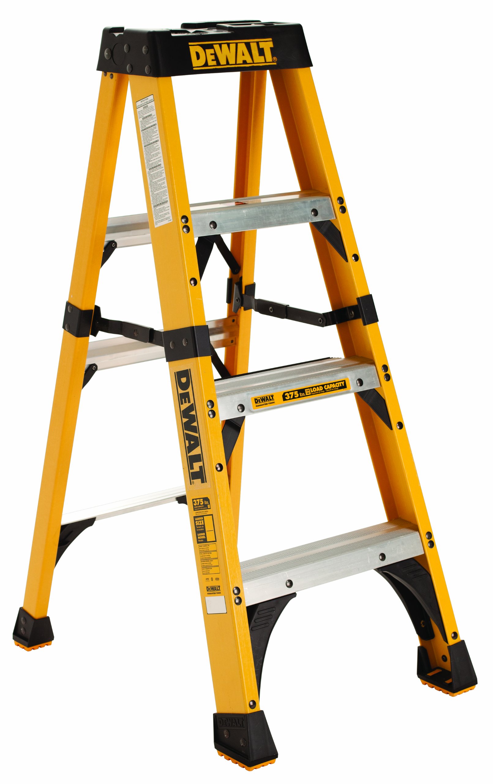 DeWalt Type IAA 375ポンド FG 脚立 4フィート DXL3410-04