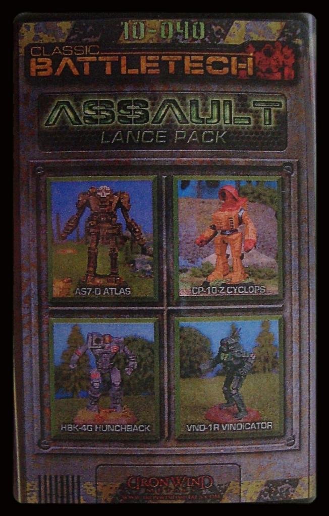 Assault Lance Classic BattleMech Miniatures