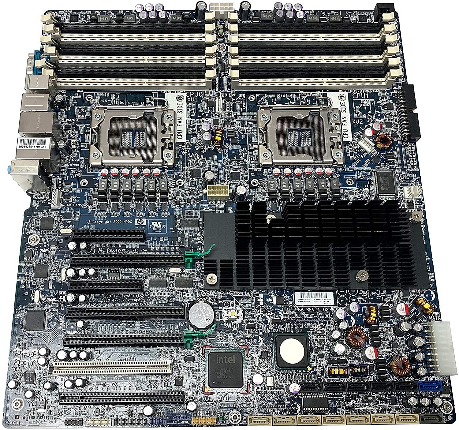 HP 591182-001 System board (motherboard) - Intel Tylersburg-WS 1S platform 1333MHz front side bus UDIM (new revision) by HP [並行輸入品] 38,072円