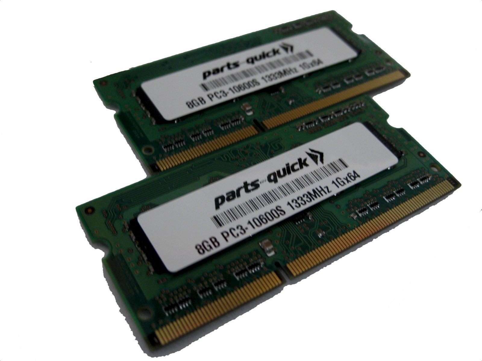 parts-quick HP Compaqのパビリオンノートパソg7-1117clの利得の16ギガバイト一揃いの道具2 X 8ギガバイトの記憶装置ブランド名、1154nr DDR3 パソコン3-10600 1333 204いの一番SODIMMのランダムアクセス記憶装置 16 GB
