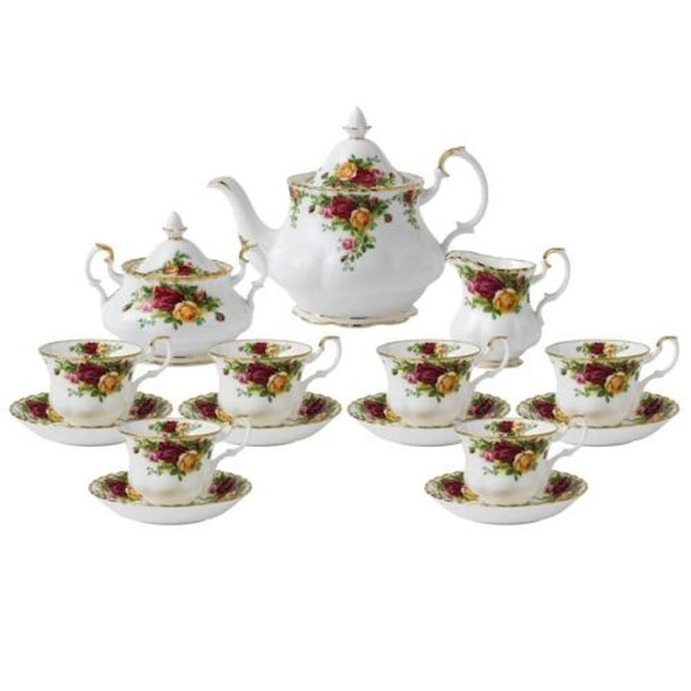 Royal Albert Old Country Roses 15 Piece Tea Set