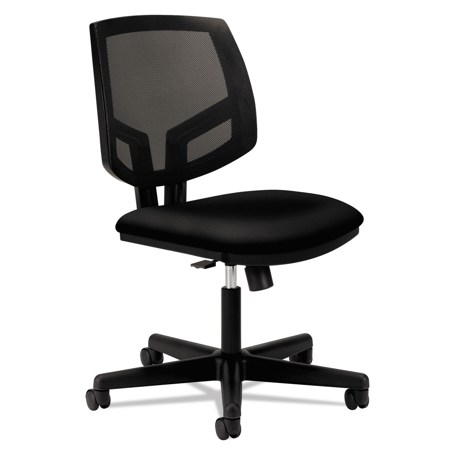 HON Volt Upholstered Task Chair - Mesh Back Computer Chair for Office Desk  Black (H5713)