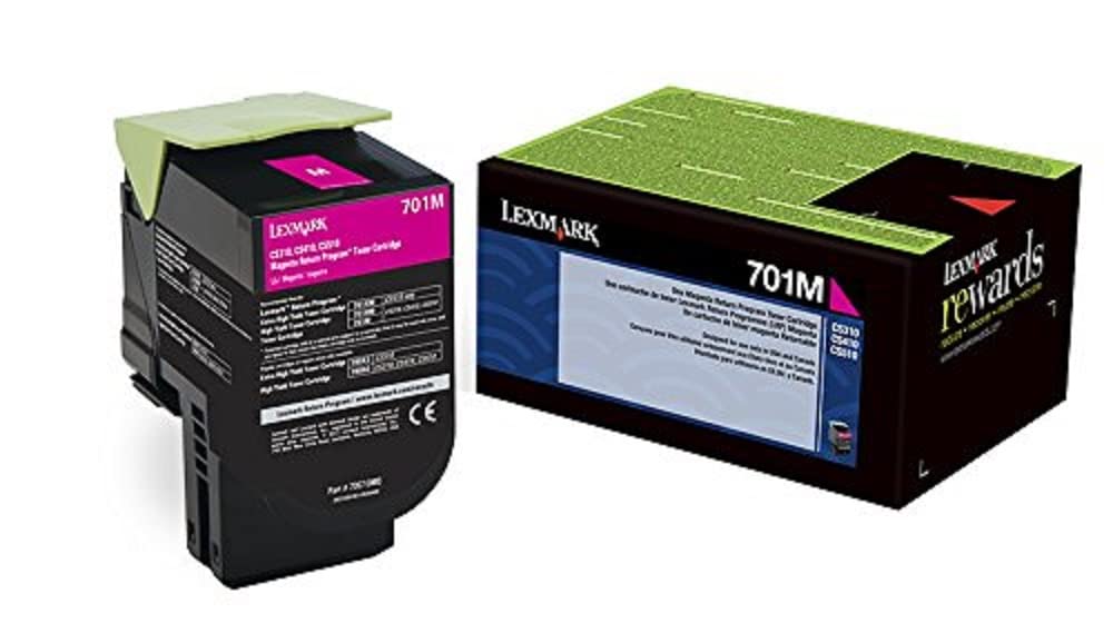 Lexmark 701M - Magenta - original - toner cartridge LCCP  LRP - for Lexmark CS310dn  CS310n  CS410dn  CS410dtn  CS410n  CS510de  CS510dte
