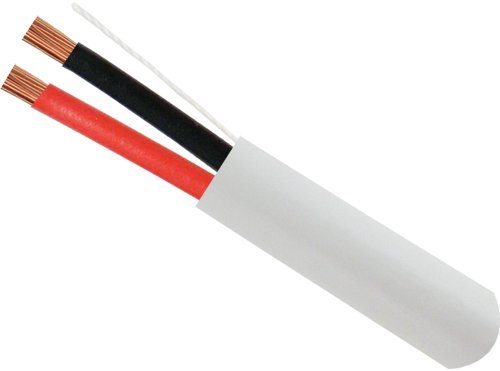 18 AWG 2 Conductorオーディオケーブルcl3、CMR定格 ? 1000 ftホワイト