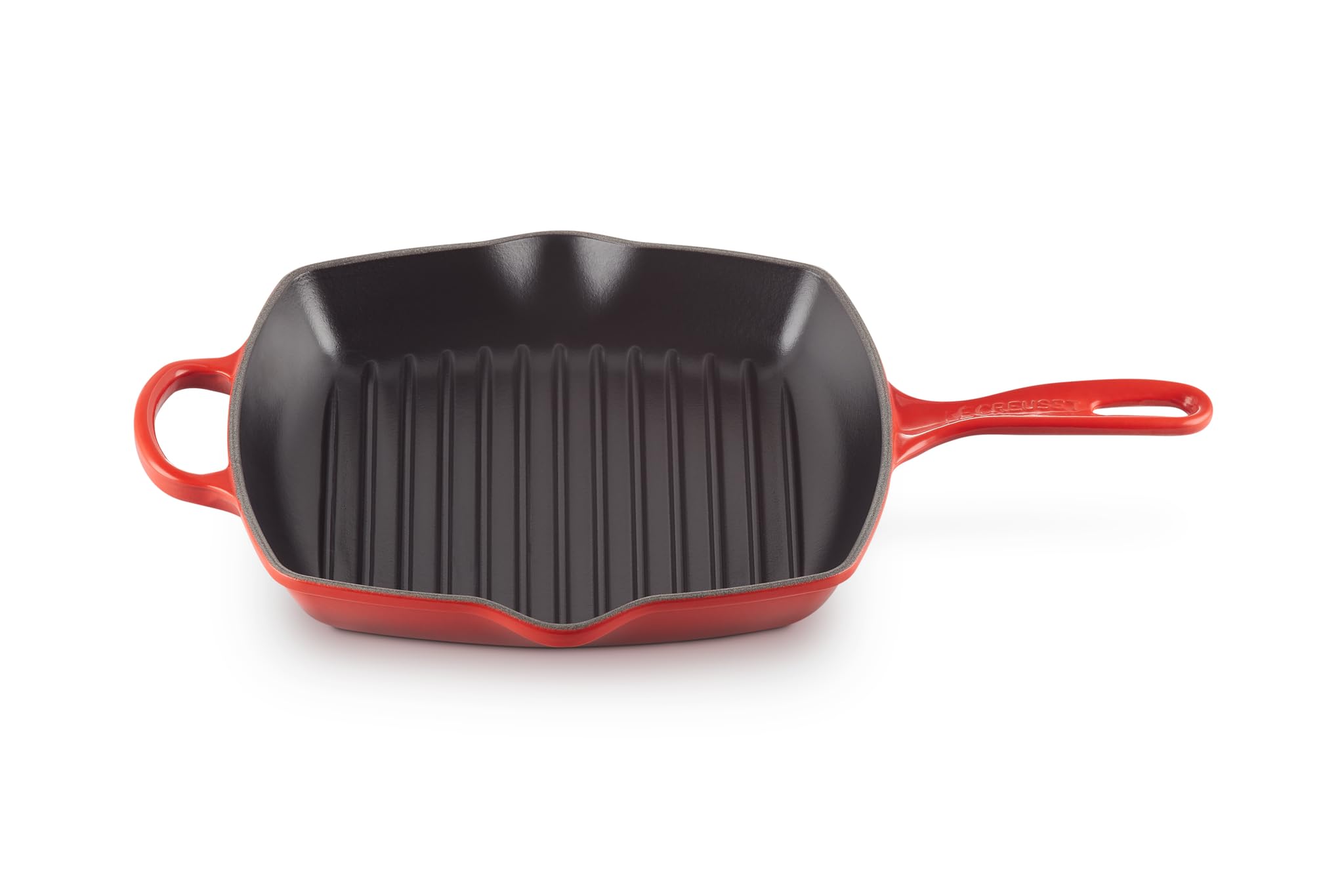 Le Creuset ほうろう鋳鉄 10.25インチ シグニチャー 角形スキレット 10 1/4 レッド 20183260600422|global研究所