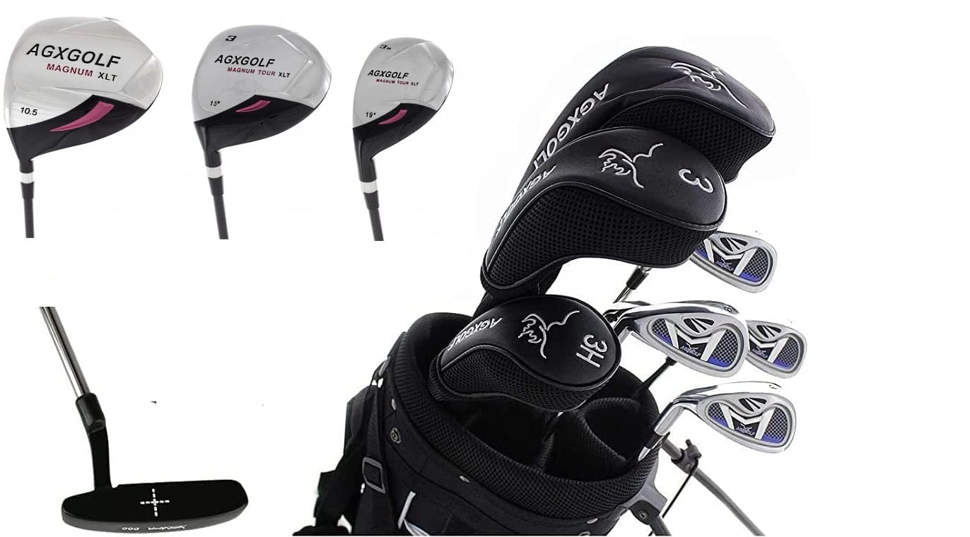 AGXGOLF レディース 左手用 NXT 全グラファイトゴルフクラブセット レディースバッグとフリーパタープチ付き レギュラーまたはトールの長さ Regular Length｜global研究所