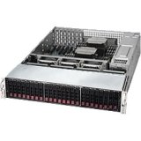Supermicro SuperStorage Server 2027R-E1R24N - Server - rack-mountable - 2U - 2-way - ランダムアクセス記憶装置 0 MB - SATA/SAS - hot-swap 2.5 - no HDD - G200eW - GigE - monitor: none