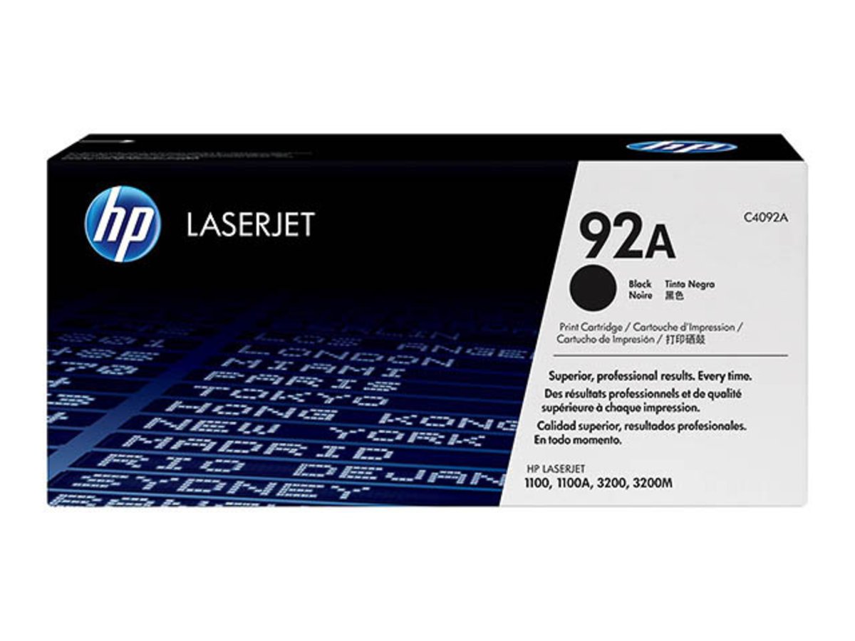 HP 92A HP C4092A トナーカートリッジ 黒いこと