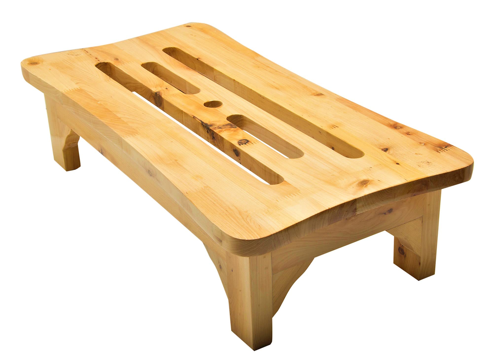 ALFI brand AB4408 24-Inch Solid Wood Stepping Stool for Easy Access by Alfi｜global研究所