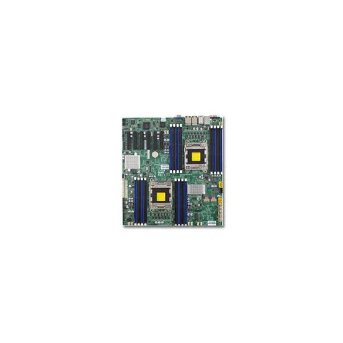 Supermicro マザーボード MBD-X9DRD-7LN4F-B LGA2011 Intel C602J DDR3 SATA PCI Express EATX ブラウンボックス