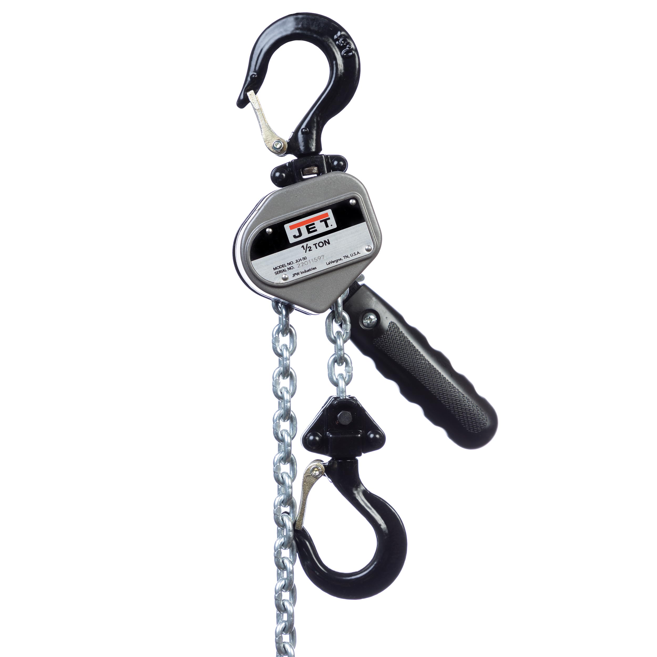 JET 1/2トンコンパクトレバーホイスト、10フィートリフト(JLH-50-10)