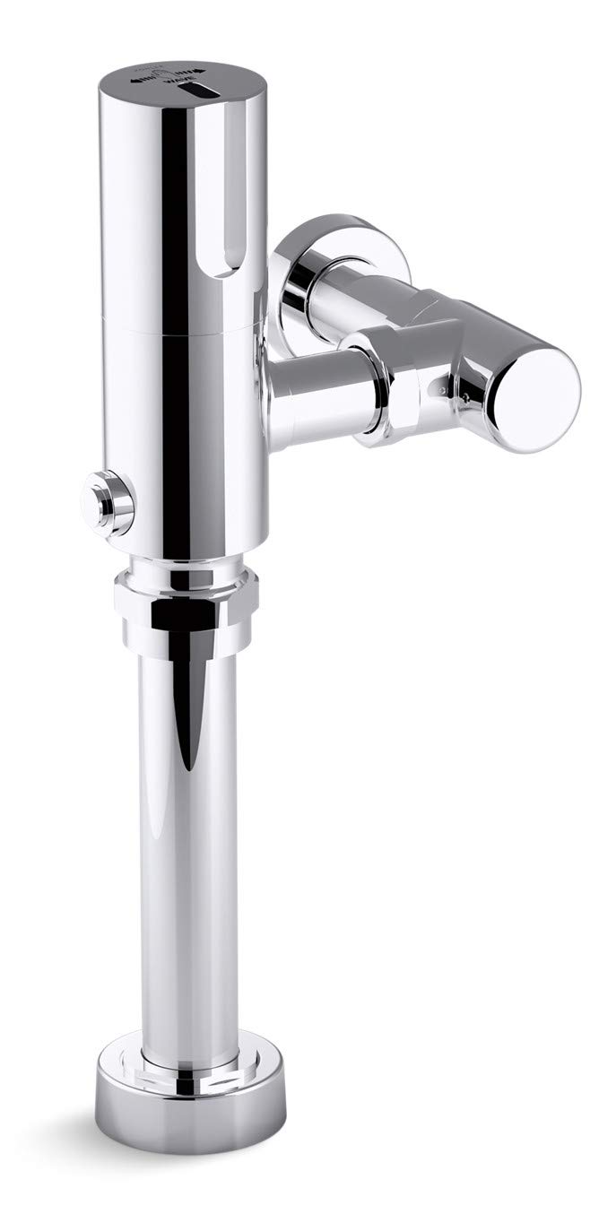 Kohler K-7523 波 1.6 GPF ハイブリッドエネルギー トイレ フラッシュメーター バルブ 三脚付き ポリッシュクローム