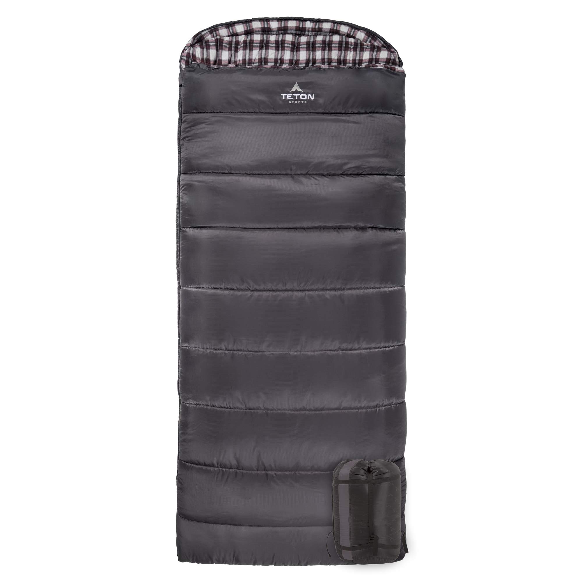TETON Sports Fahrenheit Regular 0F/-18C Sleeping Bag; TETON Sleeping Bag Great for Cold Weather Camping; Lightweight Sleeping Bag; Hiking Camping; Grey Left Zip 141［並行輸入］｜global研究所