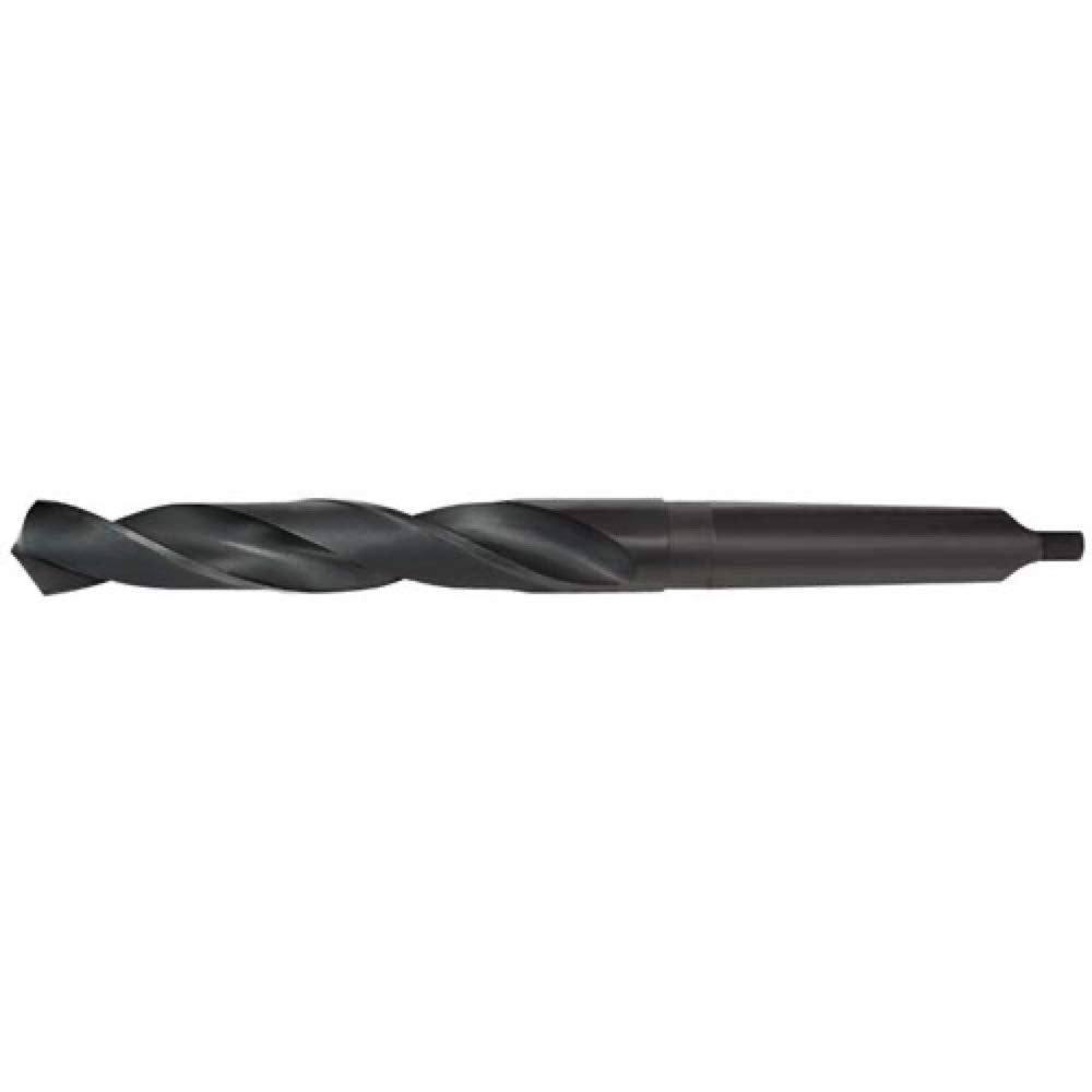 Alfa Tools TS50082 1-25/32インチ モールス テーパー 5 高速度スチール テーパーシャンクドリル 黒酸化仕上げ
