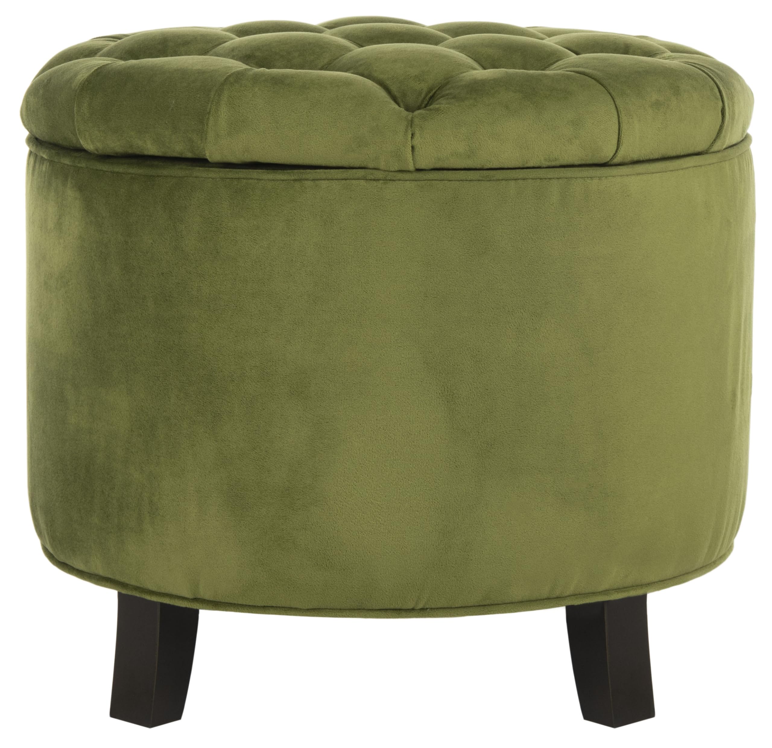 Safavieh Hudson Collection Amelia Tufted Storage Ottoman Fern 141［並行輸入］