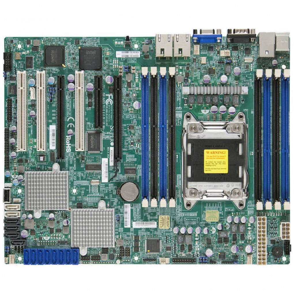 Supermicro x9srh-7 F-o lga2011 /インテルc602j / ddr3 / sata3 \u0026 sas2 / V \u0026 2gbe / ATXサーバーマザーボード