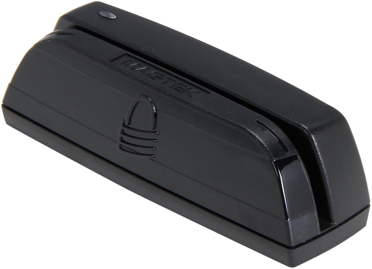 MagTek 21073062 Dynamag Magnesafe Triple Track Magnetic Stripe Swipe Reader with 6\u0027 USB Interface Cable  5V  Black by MagTek