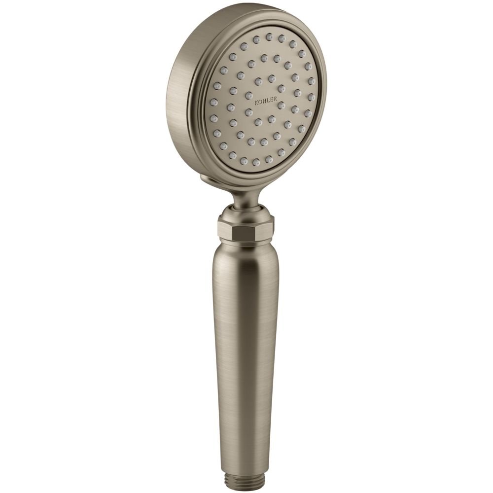 (Brushed Bronze) - KOHLER 72776-BV Artefacts Single-function 2.0 gpm handshower  Vibrant Brushed Bronze