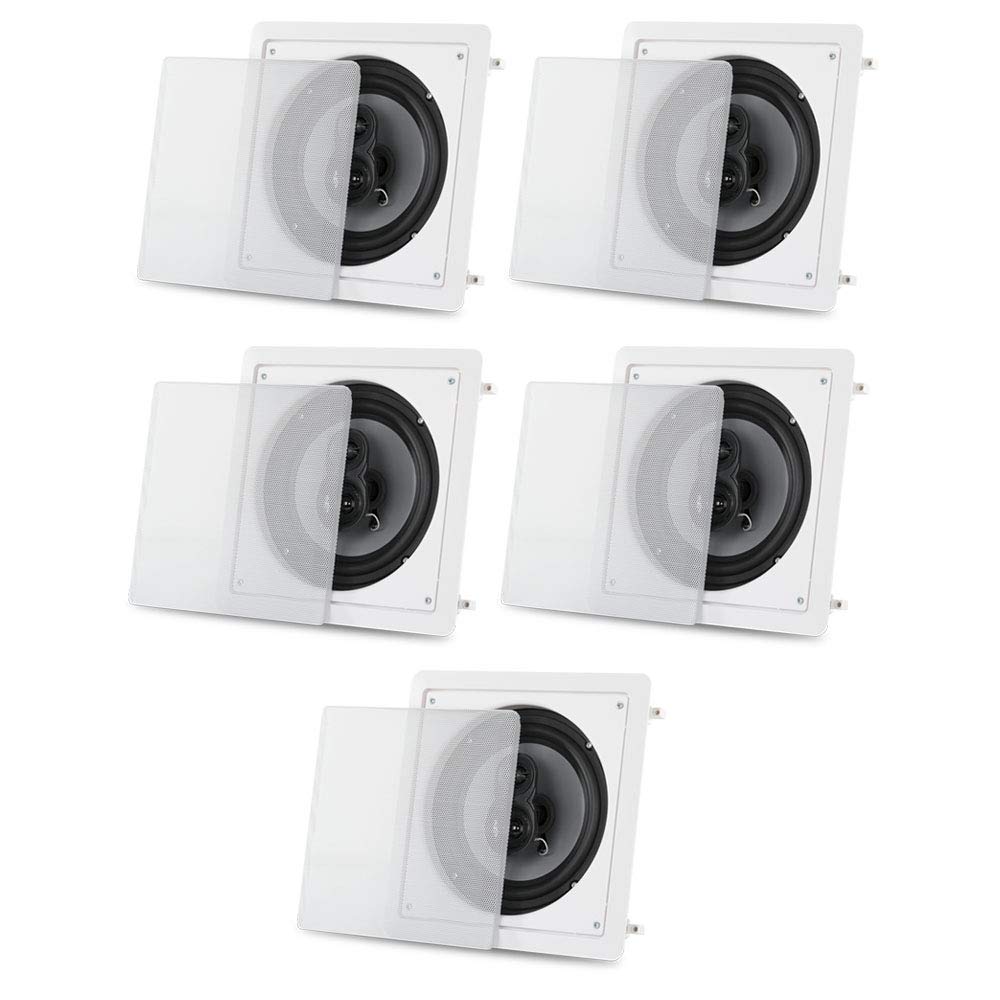 Acoustic Audio CS-I83S 壁/天井 8インチ ホームシアター 5スピーカーセット 3ウェイ 1750ワット CS-I83S-5S