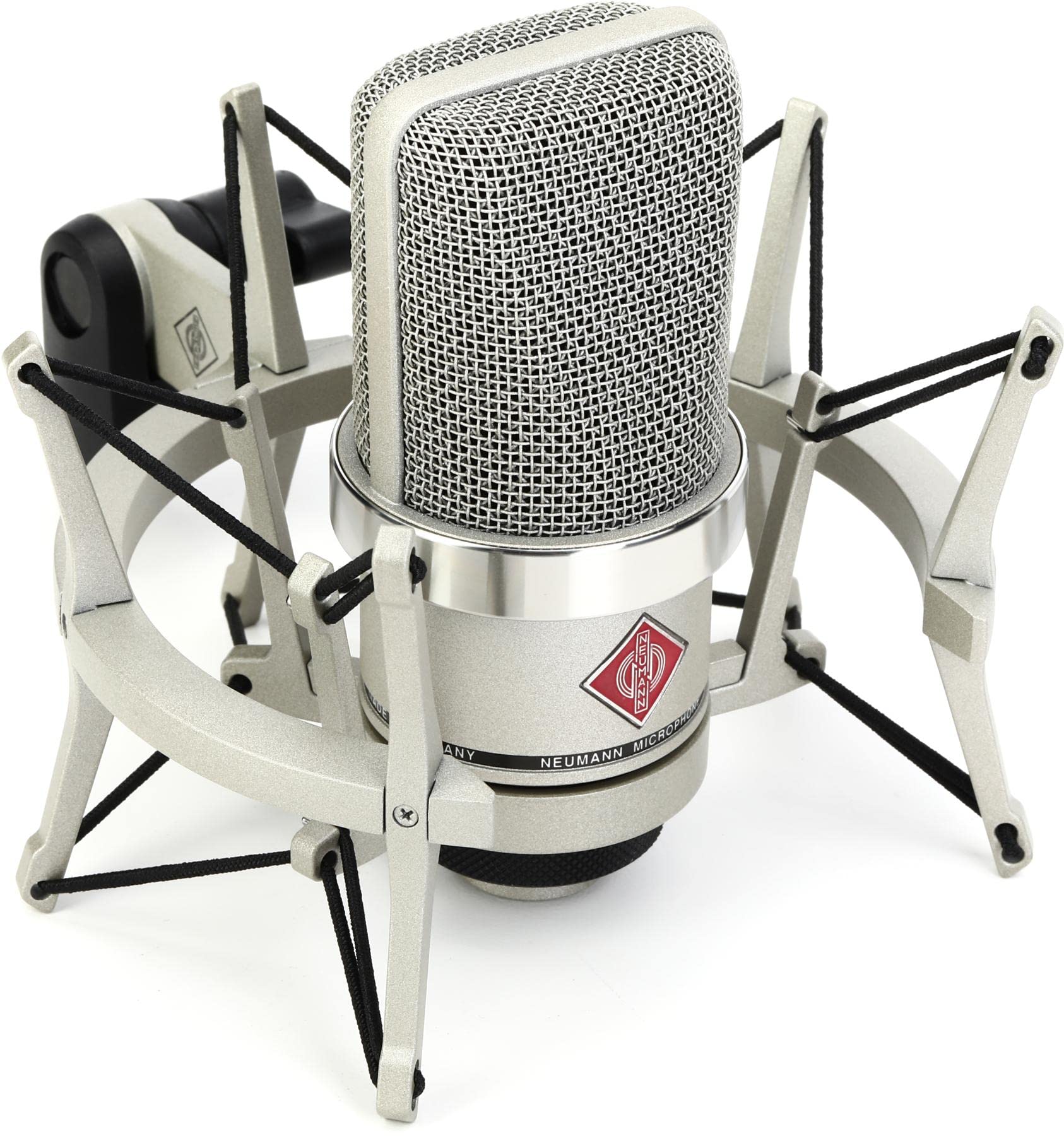 Neumann TLM 102 Studio Set | Cardioid Large Diaphragm Condenser Microphone Set Nickel by Neumann
