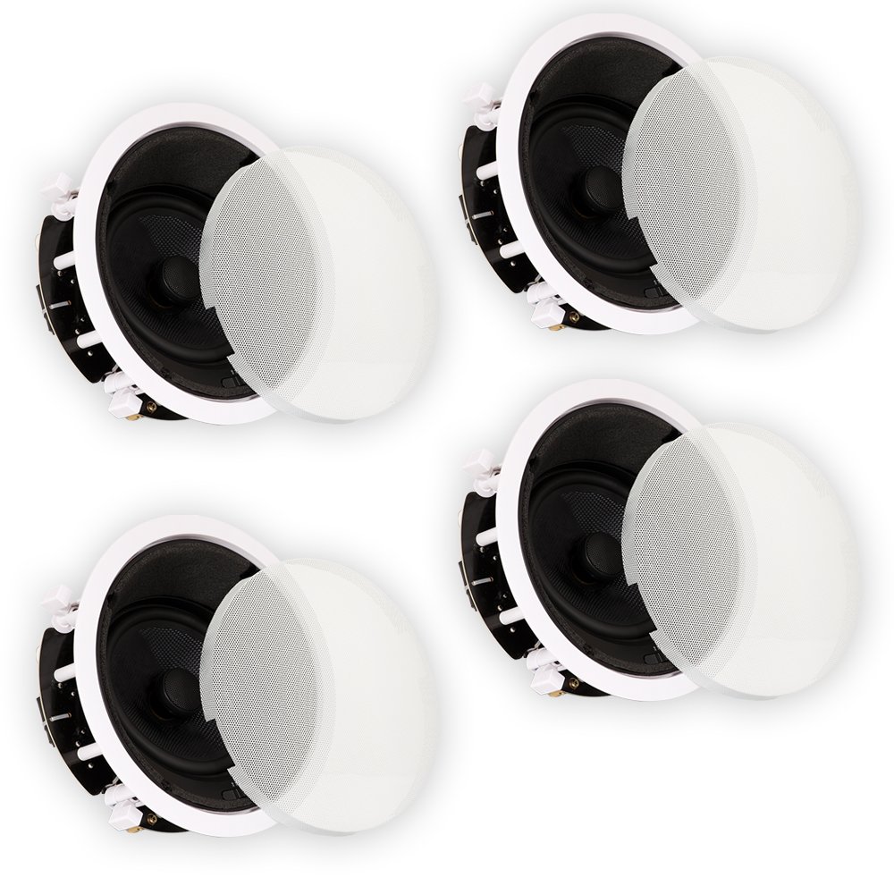 Theater Solutions TSS6A ホームシアター デラックス 天井 6.5インチ 角度付き 4スピーカーセット
