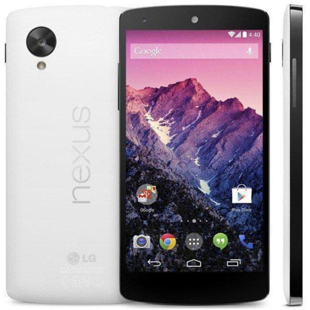 LG Google Nexus 5 D821 Factory Unlocked 16GB White - No 4G in USA - International Version No Warranty by LG