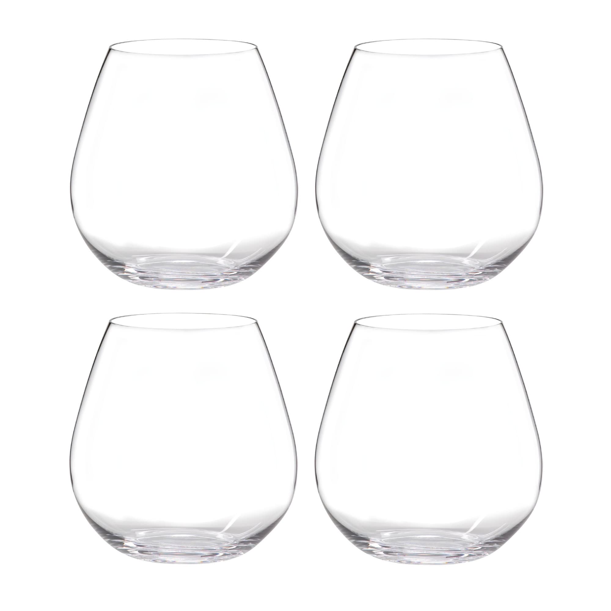 Riedel O ステムレス ピノ/ ナビオロ ワイングラス 4個セット