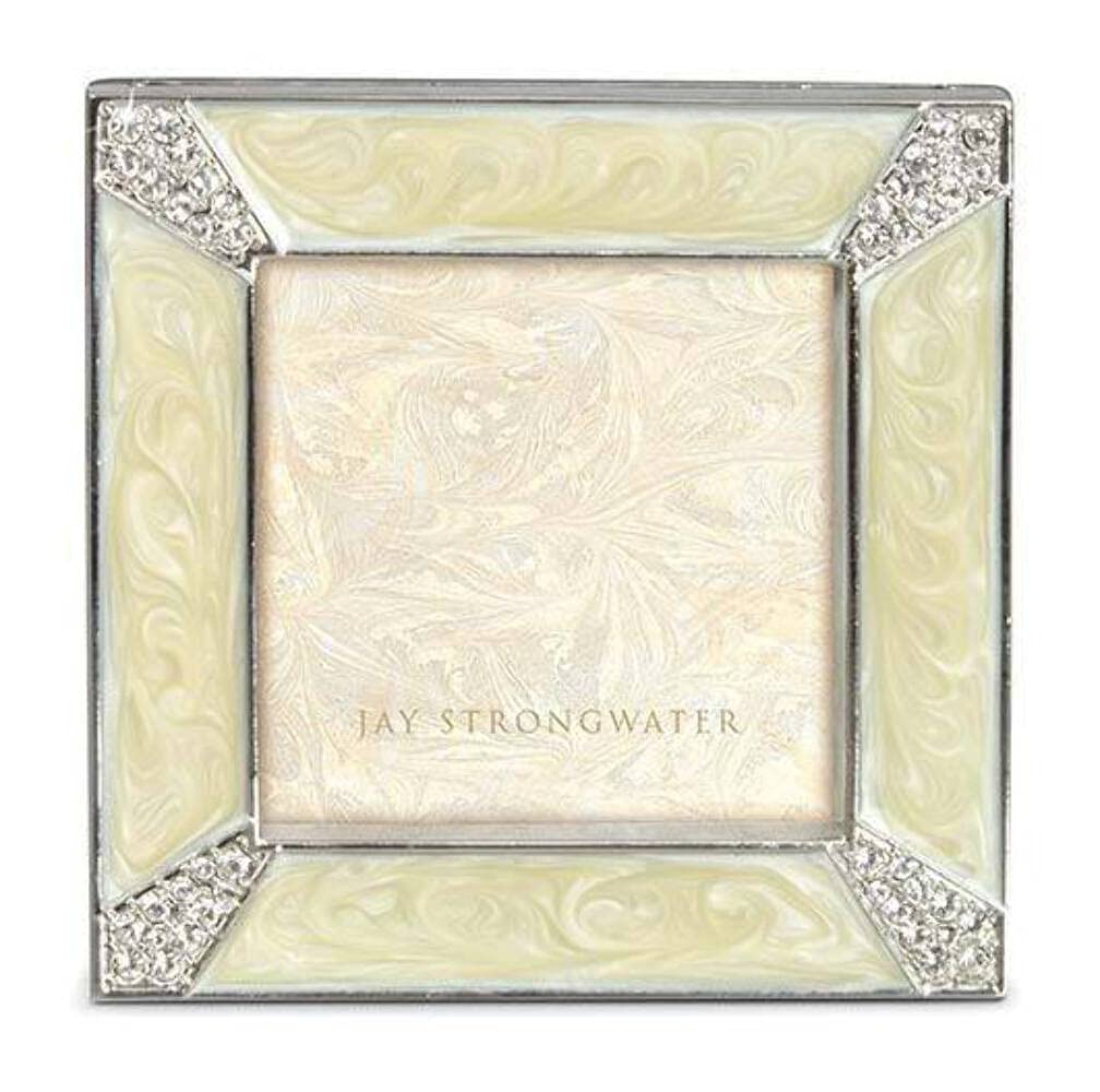 Jay Strongwater Leland Pave Corner 2インチ正方形フレーム #SPF5130605