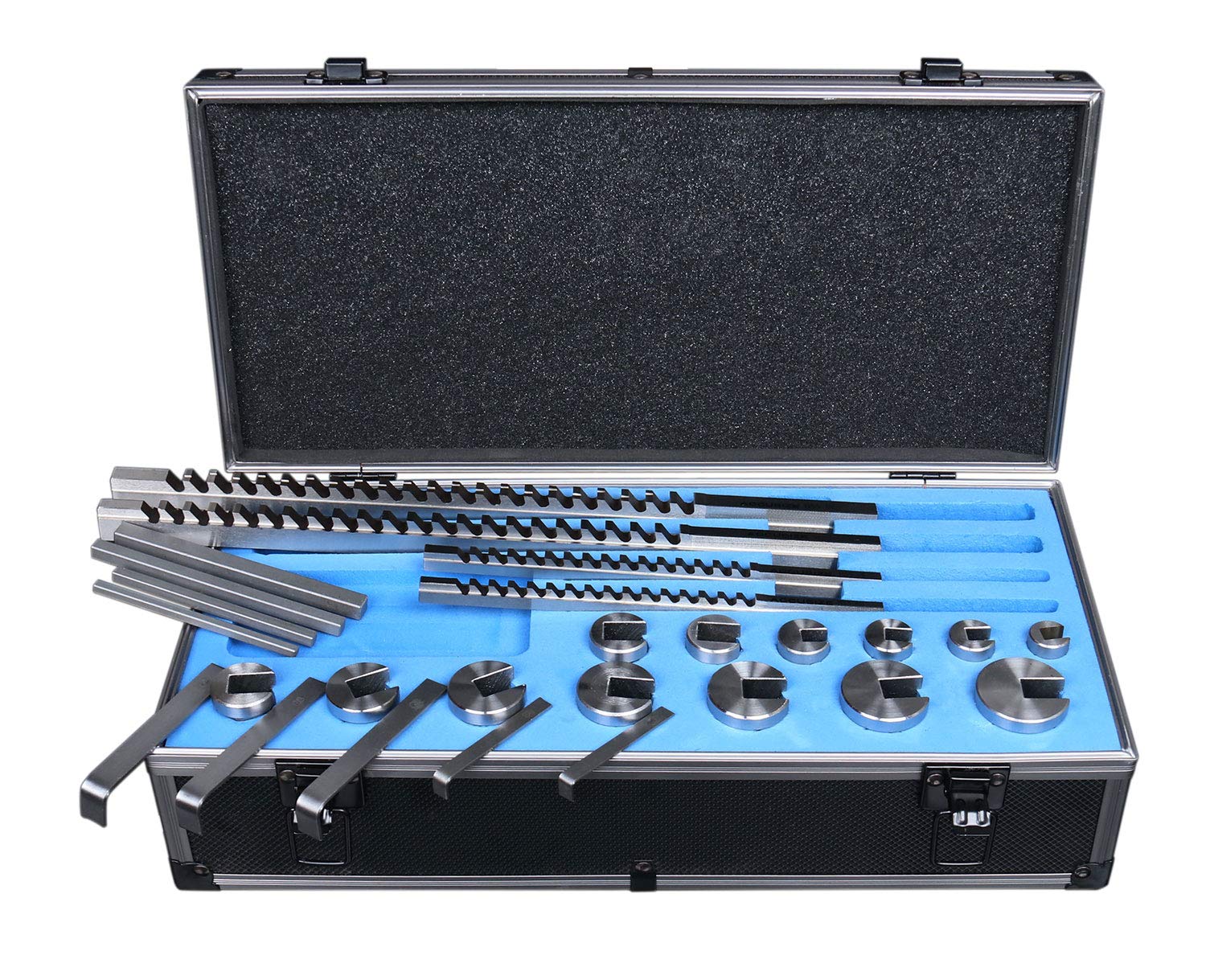 Accusize Industrial Tools - No.70メトリックHSSキー溝ブローチはフィットボックス72個の組み合わせで設定します。｜global研究所