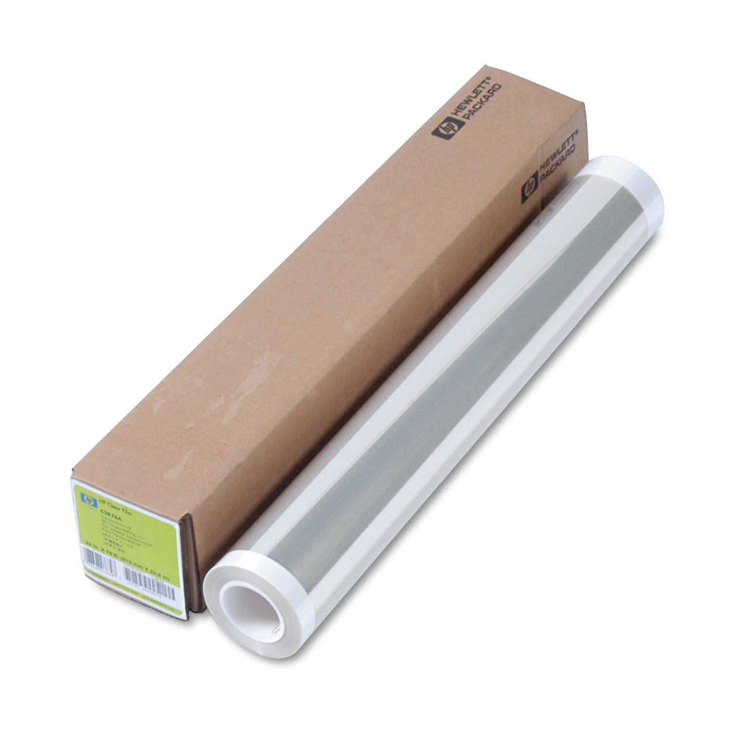 HP Clear Film 174 gsm-610 mm x 22.9 m (24 in x 75 ft) printing film｜global研究所