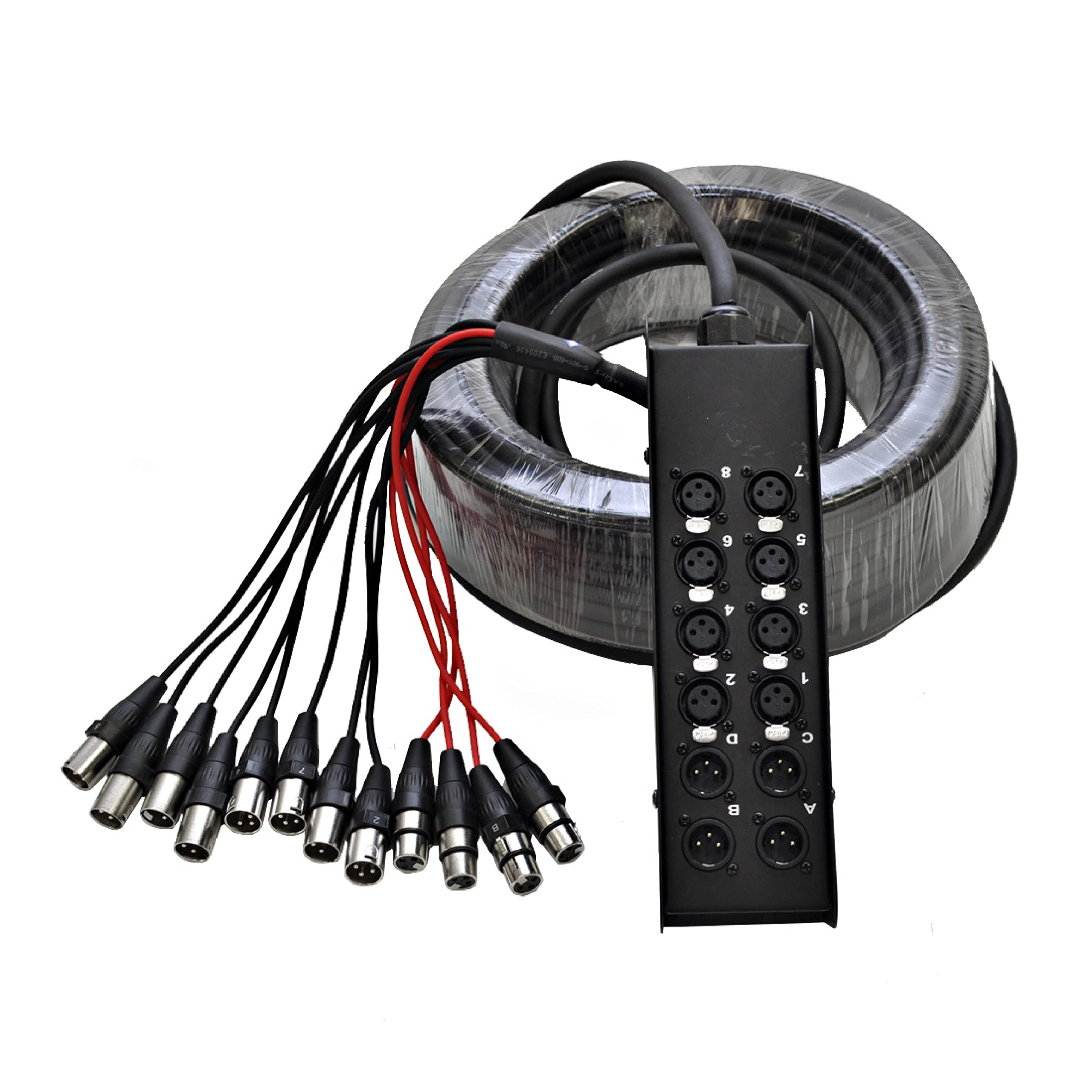 Seismic Audio SACB-8x4x100 8-Channel XLR Low Profile Circuit Board Snake Cable 100-Feet by Seismic Audio|global研究所